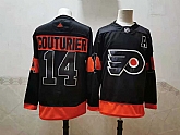 Philadelphia Flyers 14 Sean Couturier Black Adidas 2020-21 Stitched Jersey,baseball caps,new era cap wholesale,wholesale hats